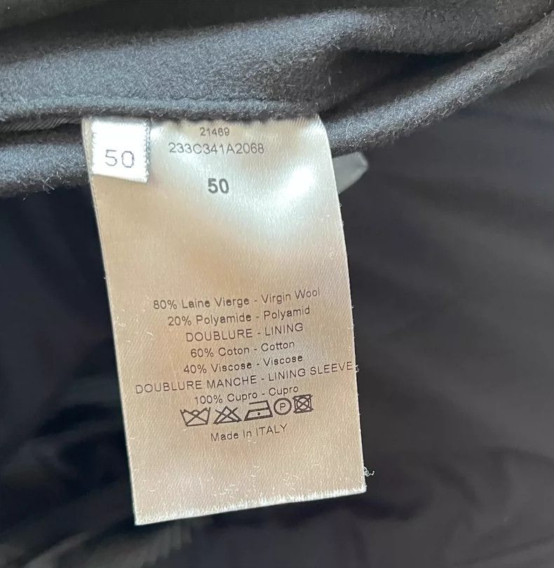 Dior Dior Double Breasted Wool Coat Size US L / EU 52-54 / 3 - 6 Thumbnail