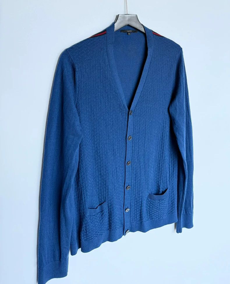 Gucci Gucci Merino Wool Knitted Cardigan Size US L / EU 52-54 / 3 - 2 Thumbnail