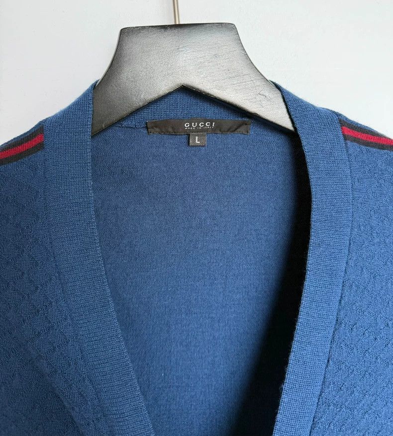 Gucci Gucci Merino Wool Knitted Cardigan Size US L / EU 52-54 / 3 - 5 Thumbnail