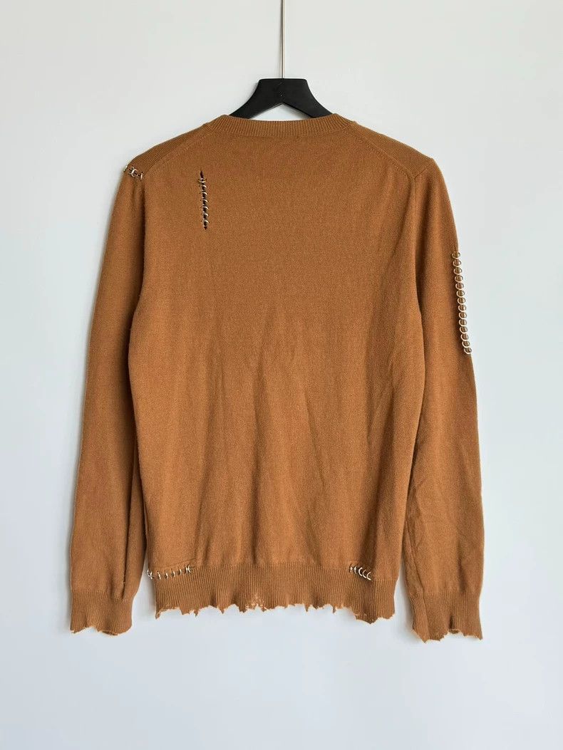 Alexander McQueen Alexander McQueen Distressed Cashmere Sweater Size US XS / EU 42 / 0 - 4 Thumbnail