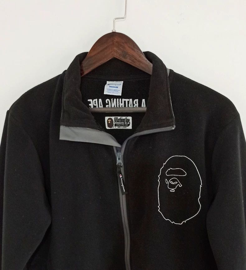 Bape Bape Champion Collaboration Fleece Jacket Size US M / EU 48-50 / 2 - 3 Thumbnail