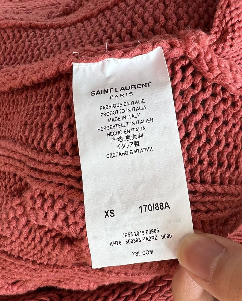 Saint Laurent Paris Saint Laurent Gradient Knit Hooded Cardigan Size US XS / EU 42 / 0 - 5 Thumbnail