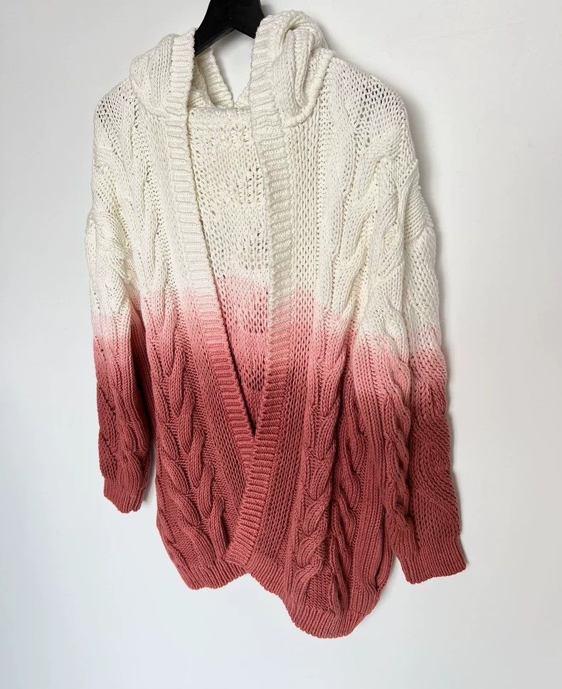 Saint Laurent Paris Saint Laurent Gradient Knit Hooded Cardigan Size US XS / EU 42 / 0 - 2 Thumbnail