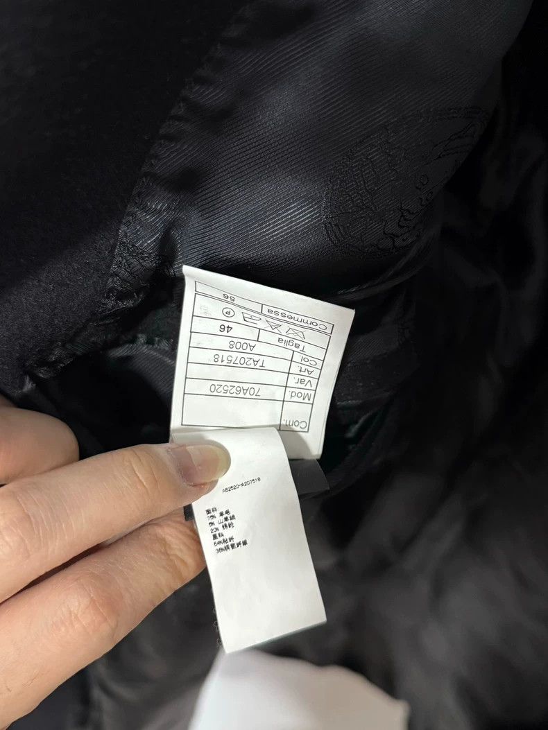 Versace Versace Double-Breasted Wool Coat Size US M / EU 48-50 / 2 - 7 Thumbnail