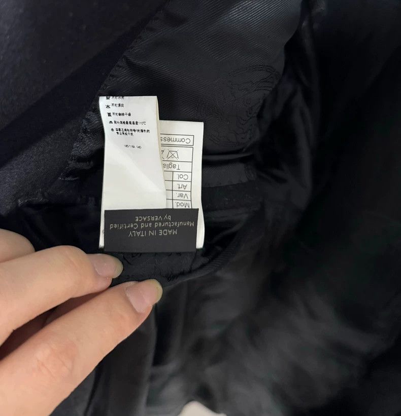 Versace Versace Double-Breasted Wool Coat Size US M / EU 48-50 / 2 - 6 Thumbnail