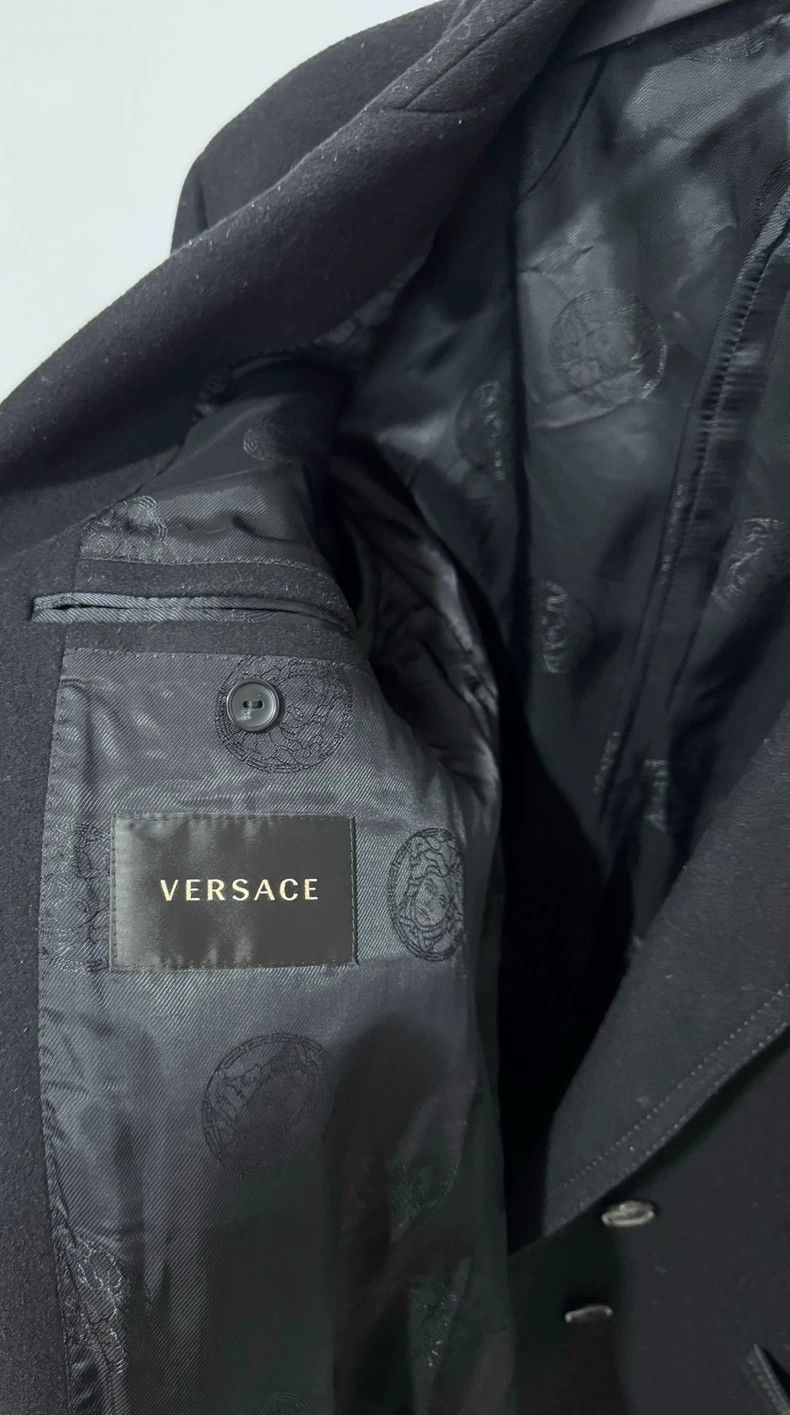 Versace Versace Double-Breasted Wool Coat Size US M / EU 48-50 / 2 - 5 Thumbnail