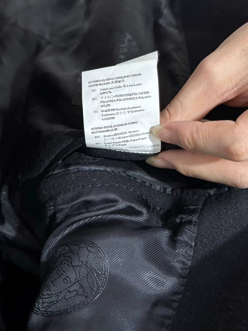 Versace Versace Double-Breasted Wool Coat Size US M / EU 48-50 / 2 - 8 Thumbnail