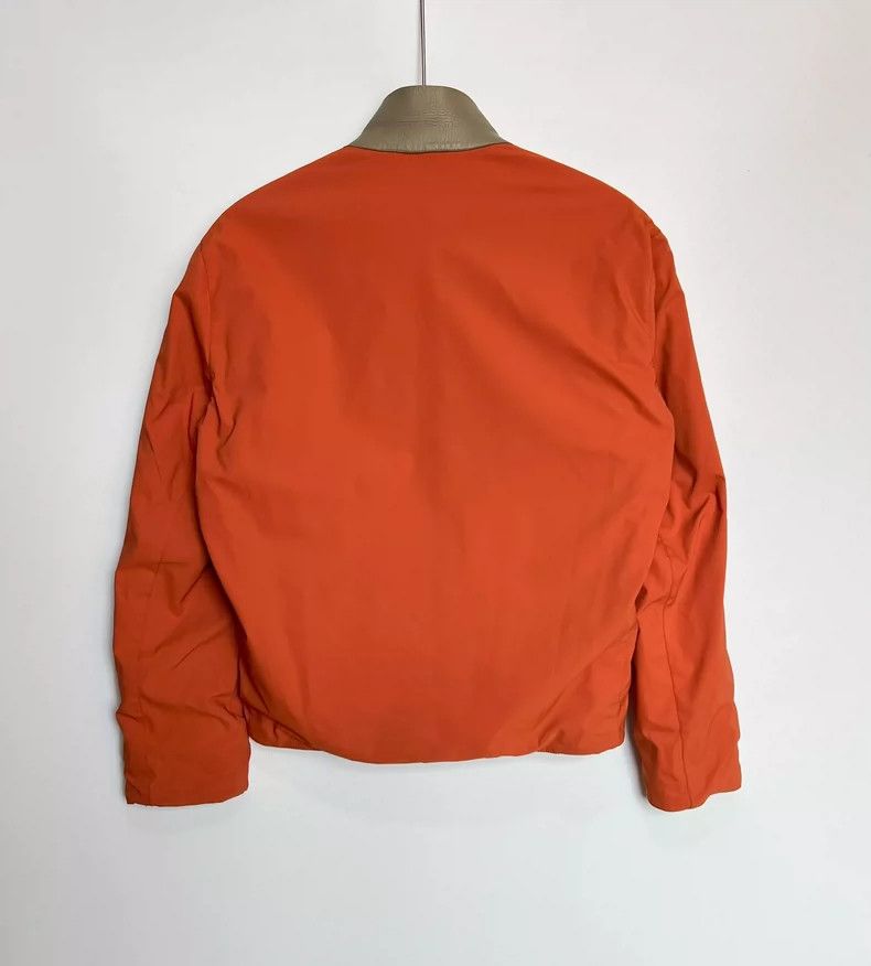 Balenciaga Balenciaga Reversible Leather Jacket Khaki Orange Size US L / EU 52-54 / 3 - 5 Thumbnail