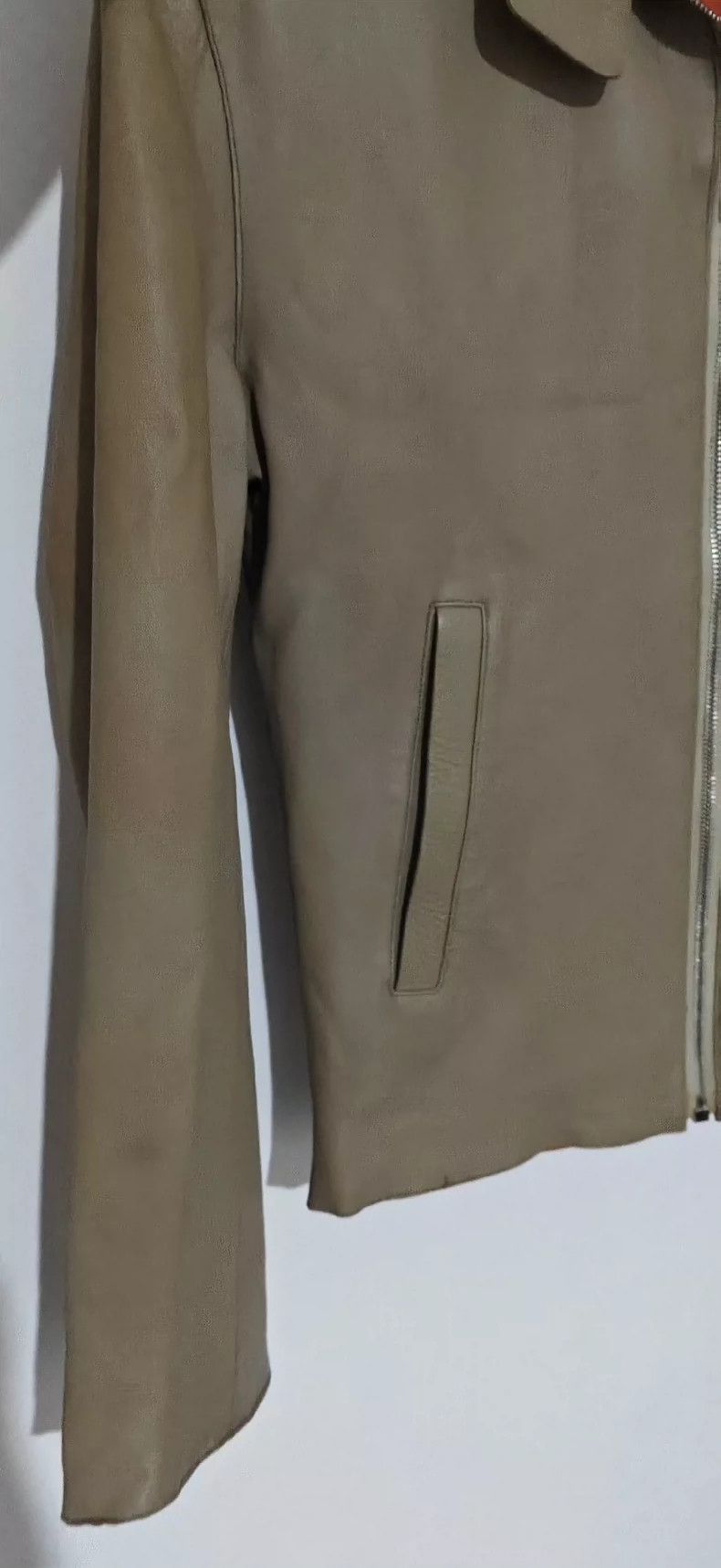 Balenciaga Balenciaga Reversible Leather Jacket Khaki Orange Size US L / EU 52-54 / 3 - 9 Thumbnail