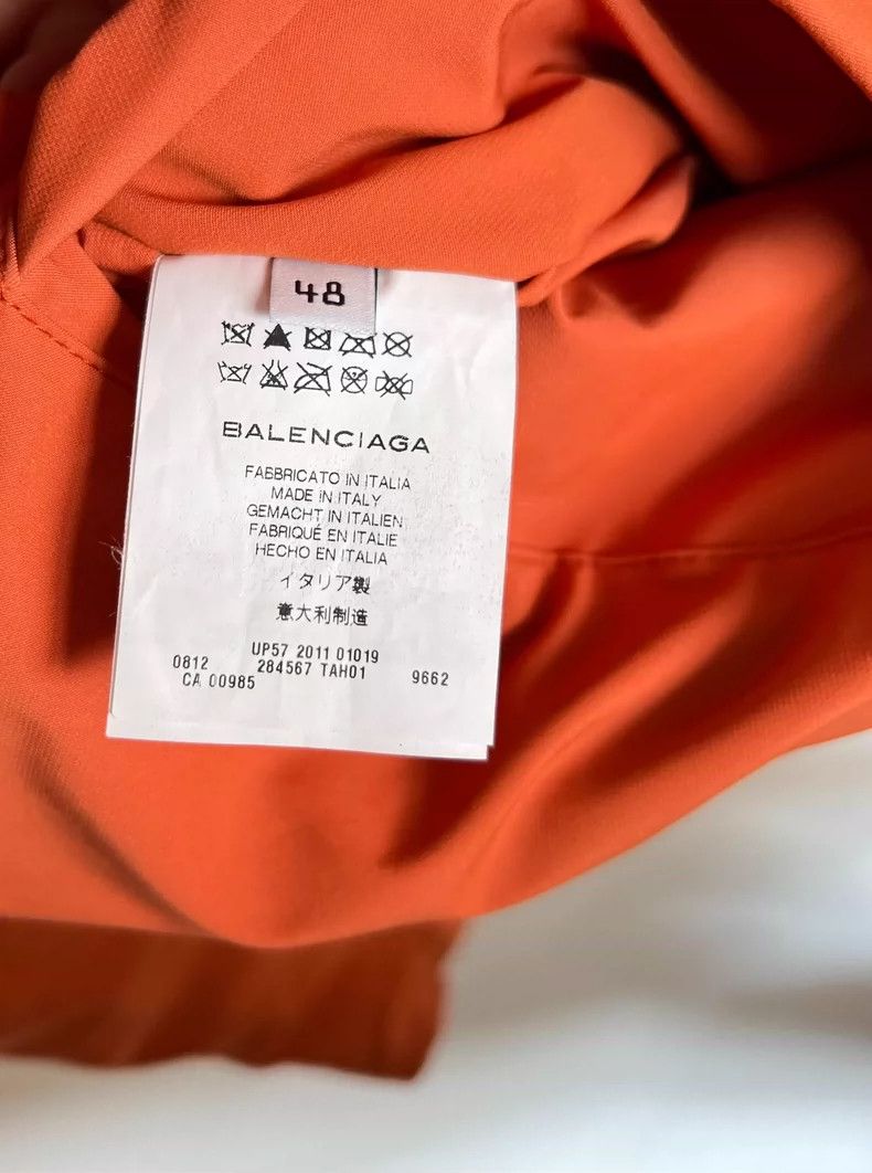 Balenciaga Balenciaga Reversible Leather Jacket Khaki Orange Size US L / EU 52-54 / 3 - 6 Thumbnail