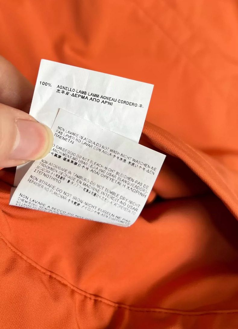 Balenciaga Balenciaga Reversible Leather Jacket Khaki Orange Size US L / EU 52-54 / 3 - 7 Thumbnail