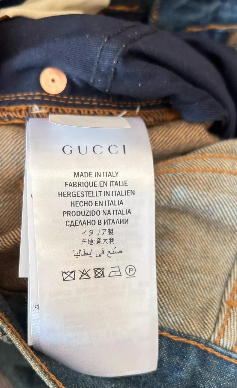 Gucci Gucci Denim Pants with Unique Design Size US 29 - 5 Thumbnail