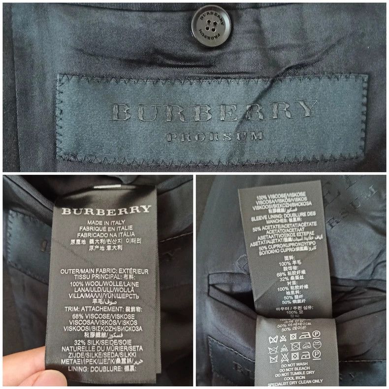 Burberry Burberry Prorsum Men's Smoking Jacket Blazer Size US L / EU 52-54 / 3 - 8 Thumbnail