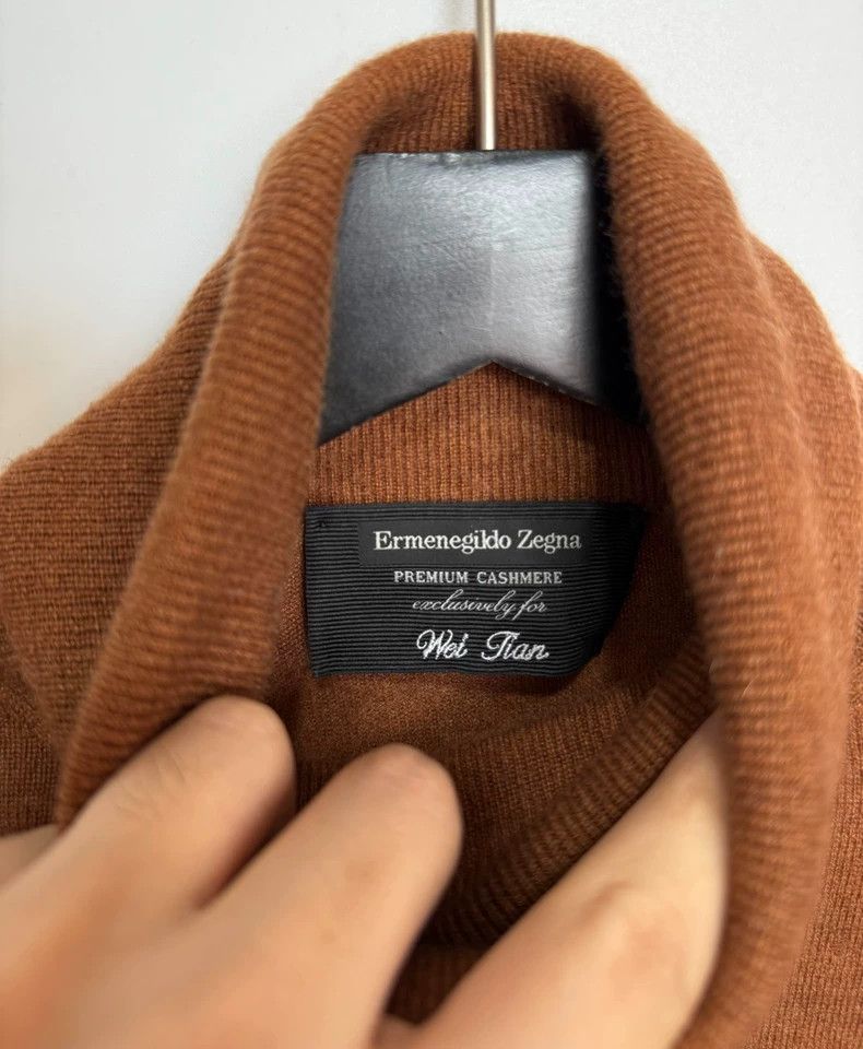 Ermenegildo Zegna Zegna Custom Cashmere Turtleneck Sweater Size US M / EU 48-50 / 2 - 3 Thumbnail