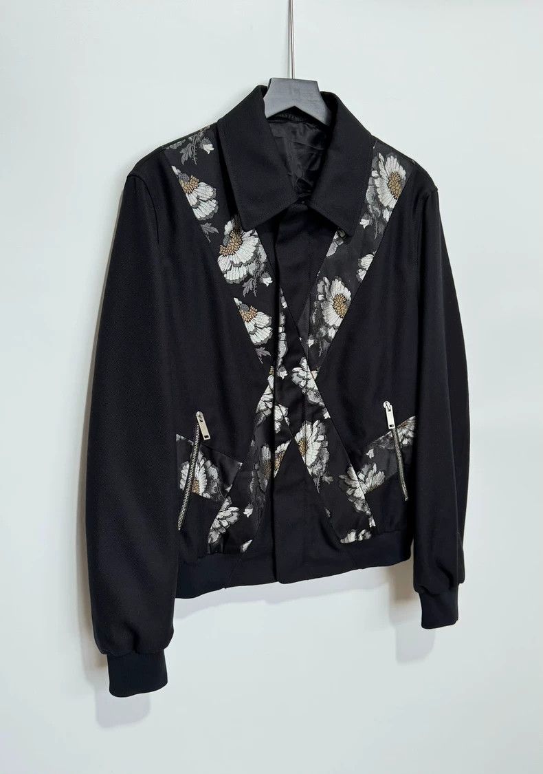 Alexander McQueen Alexander McQueen Floral Wool Silk Jacket Size US L / EU 52-54 / 3 - 3 Thumbnail