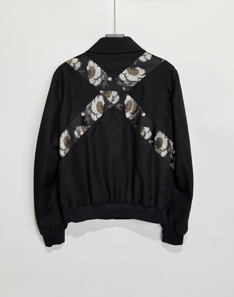 Alexander McQueen Alexander McQueen Floral Wool Silk Jacket Size US L / EU 52-54 / 3 - 4 Thumbnail