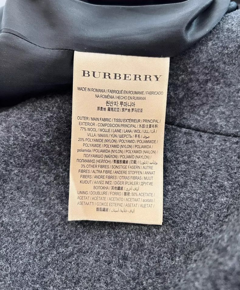 Burberry Burberry Gray Over-the-Knee Chester Coat Size US L / EU 52-54 / 3 - 6 Thumbnail