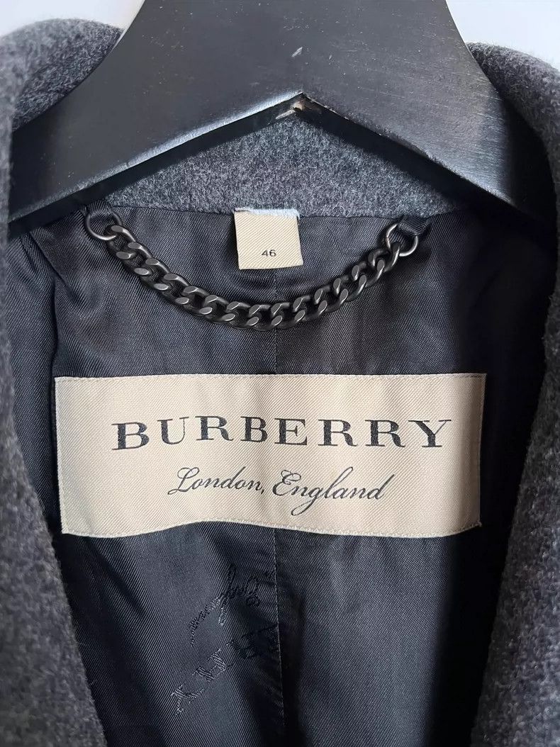 Burberry Burberry Gray Over-the-Knee Chester Coat Size US L / EU 52-54 / 3 - 5 Thumbnail