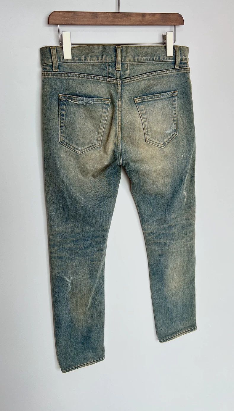 Saint Laurent Paris Saint Laurent Distressed Denim Jeans Size US 30 / EU 46 - 4 Thumbnail