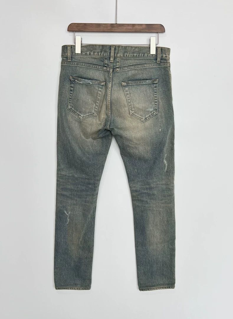Saint Laurent Paris Saint Laurent Distressed Denim Jeans Size US 30 / EU 46 - 3 Thumbnail