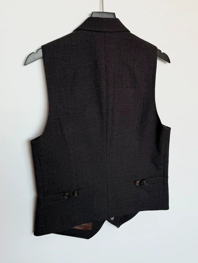 Brunello Cucinelli Brunello Cucinelli Gray Suit Vest Size US M / EU 48-50 / 2 - 4 Thumbnail