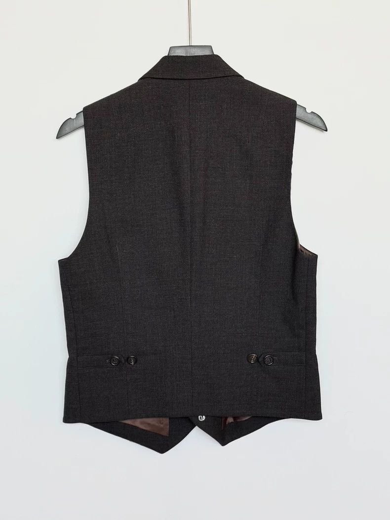 Brunello Cucinelli Brunello Cucinelli Gray Suit Vest Size US M / EU 48-50 / 2 - 3 Thumbnail
