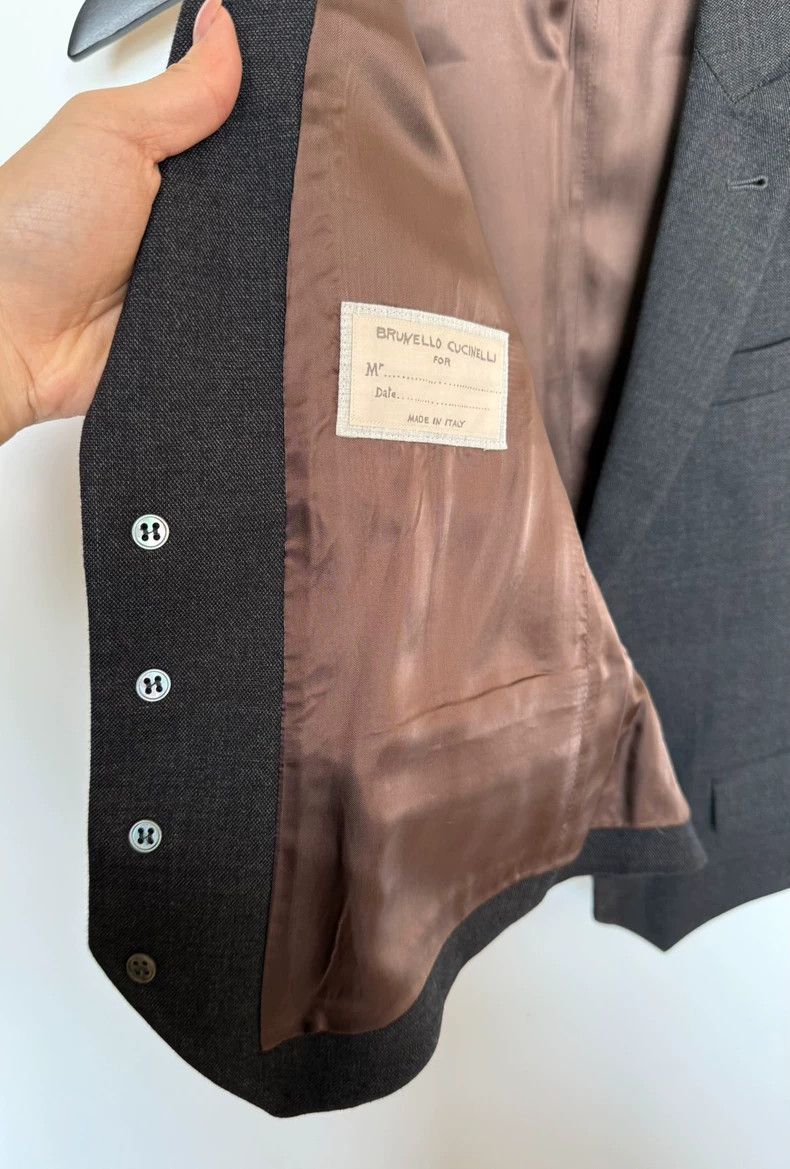 Brunello Cucinelli Brunello Cucinelli Gray Suit Vest Size US M / EU 48-50 / 2 - 6 Thumbnail