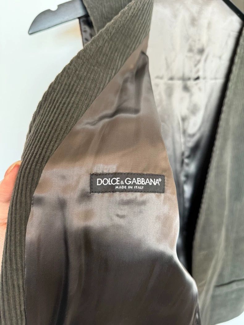 Dolce & Gabbana Dolce&Gabbana Corduroy Checked Vest Size US M / EU 48-50 / 2 - 5 Thumbnail