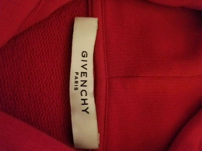 Givenchy Givenchy Red Black White Hoodie Small Size Size US S / EU 44-46 / 1 - 4 Thumbnail