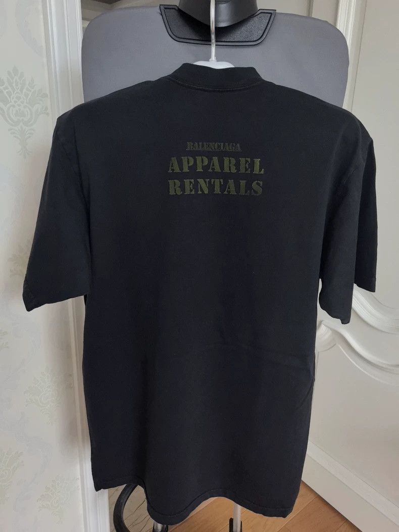 Balenciaga Balenciaga T-shirt in Black and Gray Color Size US L / EU 52-54 / 3 - 2 Thumbnail