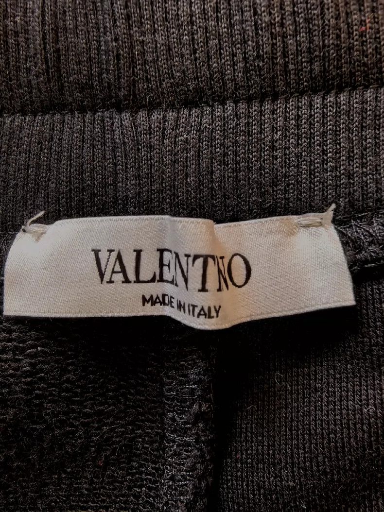 Valentino Valentino Black Irregular Stitch Sweatpants M Size US 34 / EU 50 - 5 Thumbnail