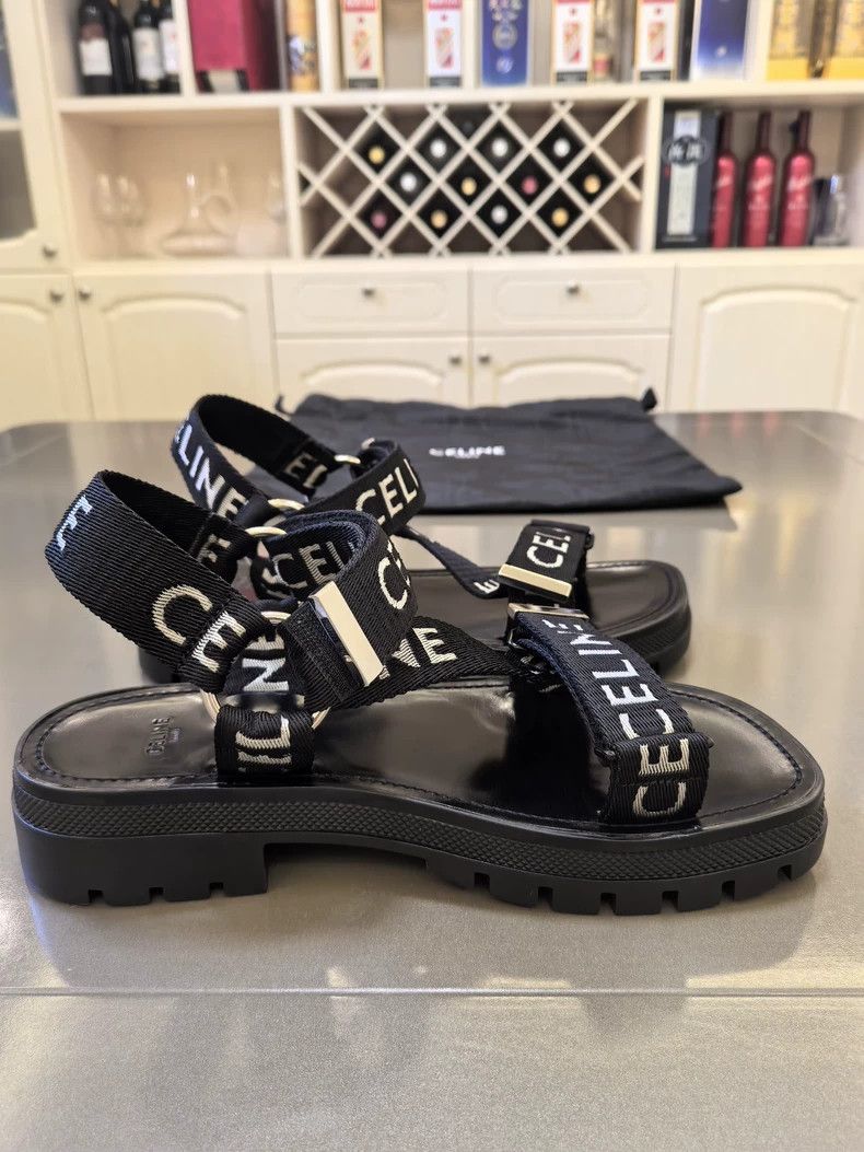 Celine CELINE Men's Sandals Size 41 with Dust Bag Size US 11 / EU 44 - 4 Thumbnail