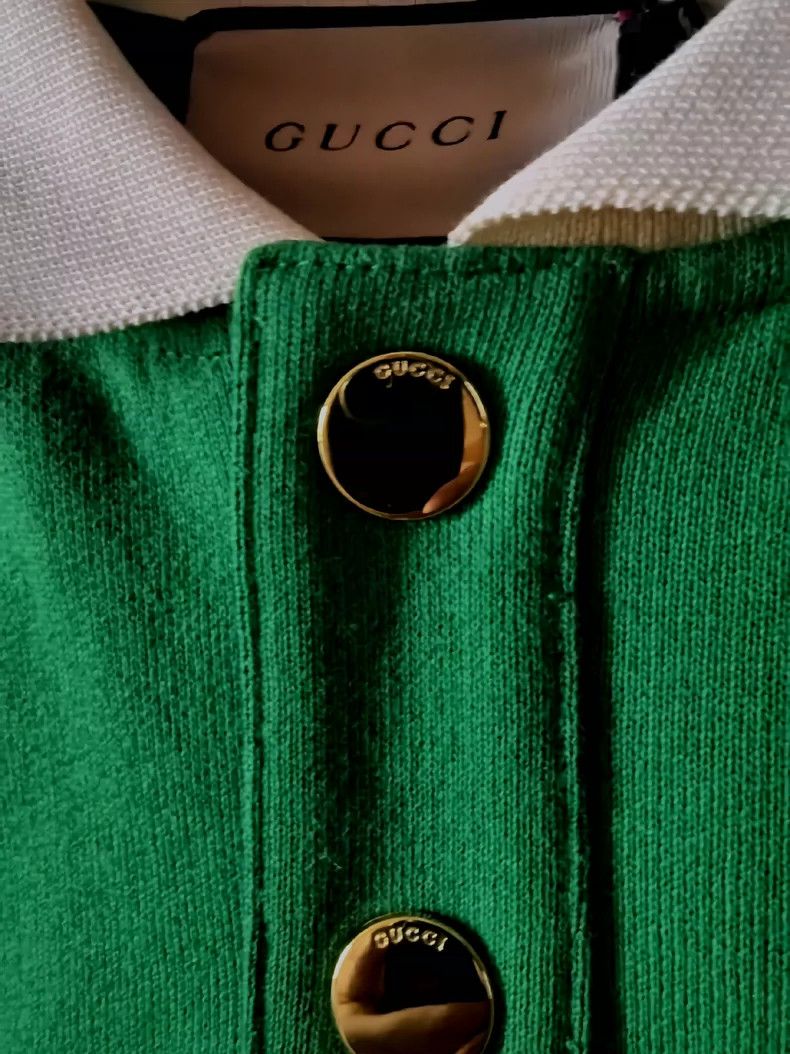 Gucci Gucci Short Sleeve Polo Shirt with Apple Design Size US S / EU 44-46 / 1 - 4 Thumbnail