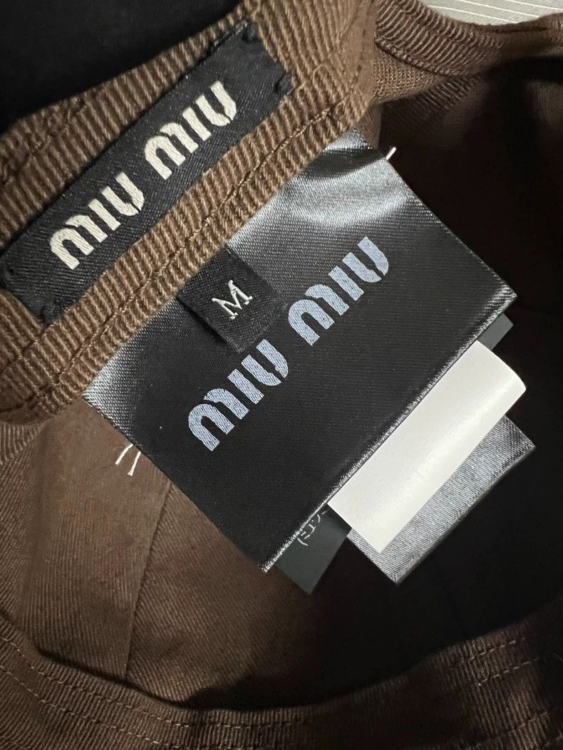 Miu Miu Coffee Brown Baseball Cap Size M
