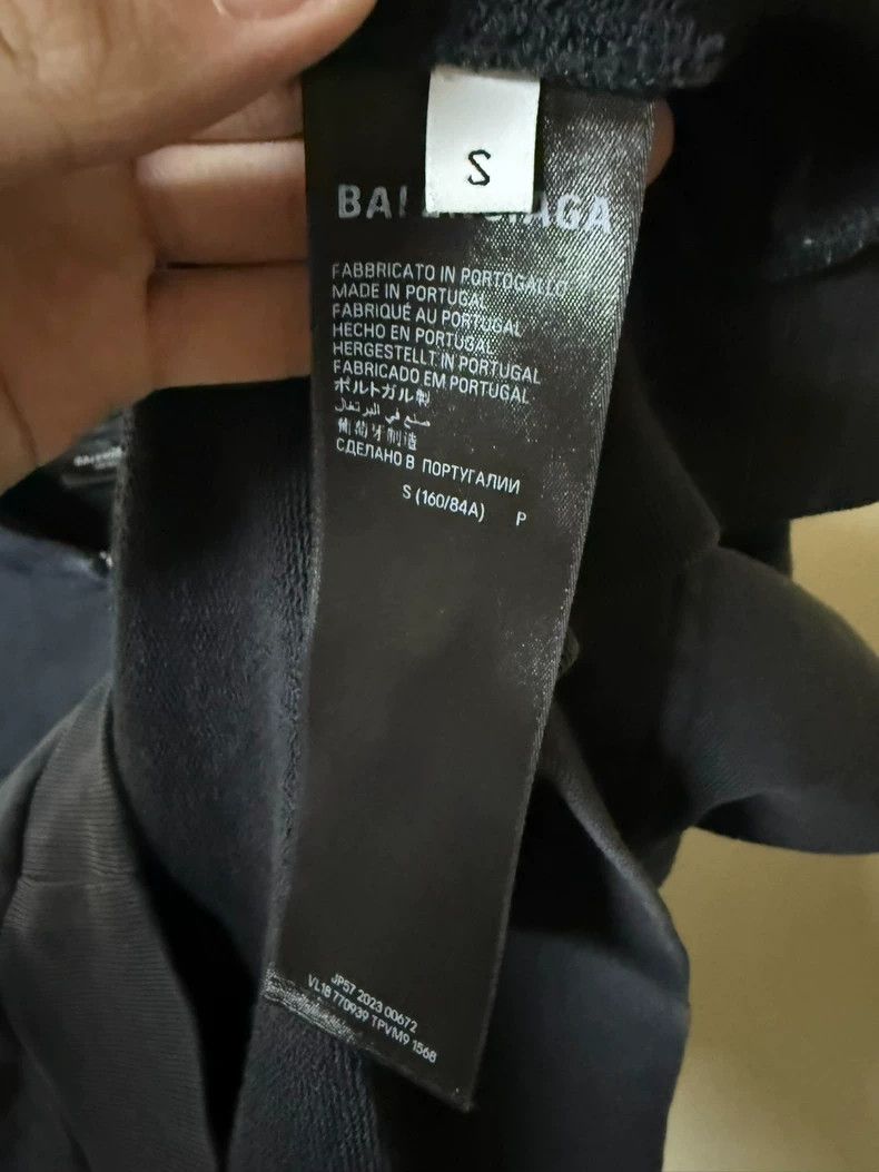 Balenciaga Balenciaga Black Flame Logo Zip Hoodie Size US S / EU 44-46 / 1 - 4 Thumbnail