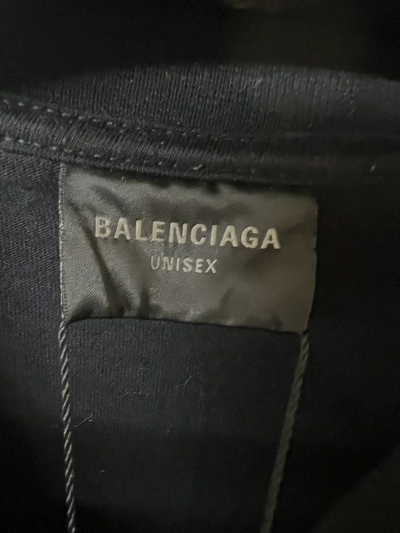 Balenciaga Balenciaga Logo Print Short Sleeve T-Shirt Size US XL / EU 56 / 4 - 3 Thumbnail