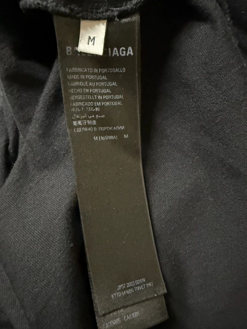 Balenciaga Balenciaga Fuzzy Cola Short Sleeve T-Shirt Size US M / EU 48-50 / 2 - 4 Thumbnail