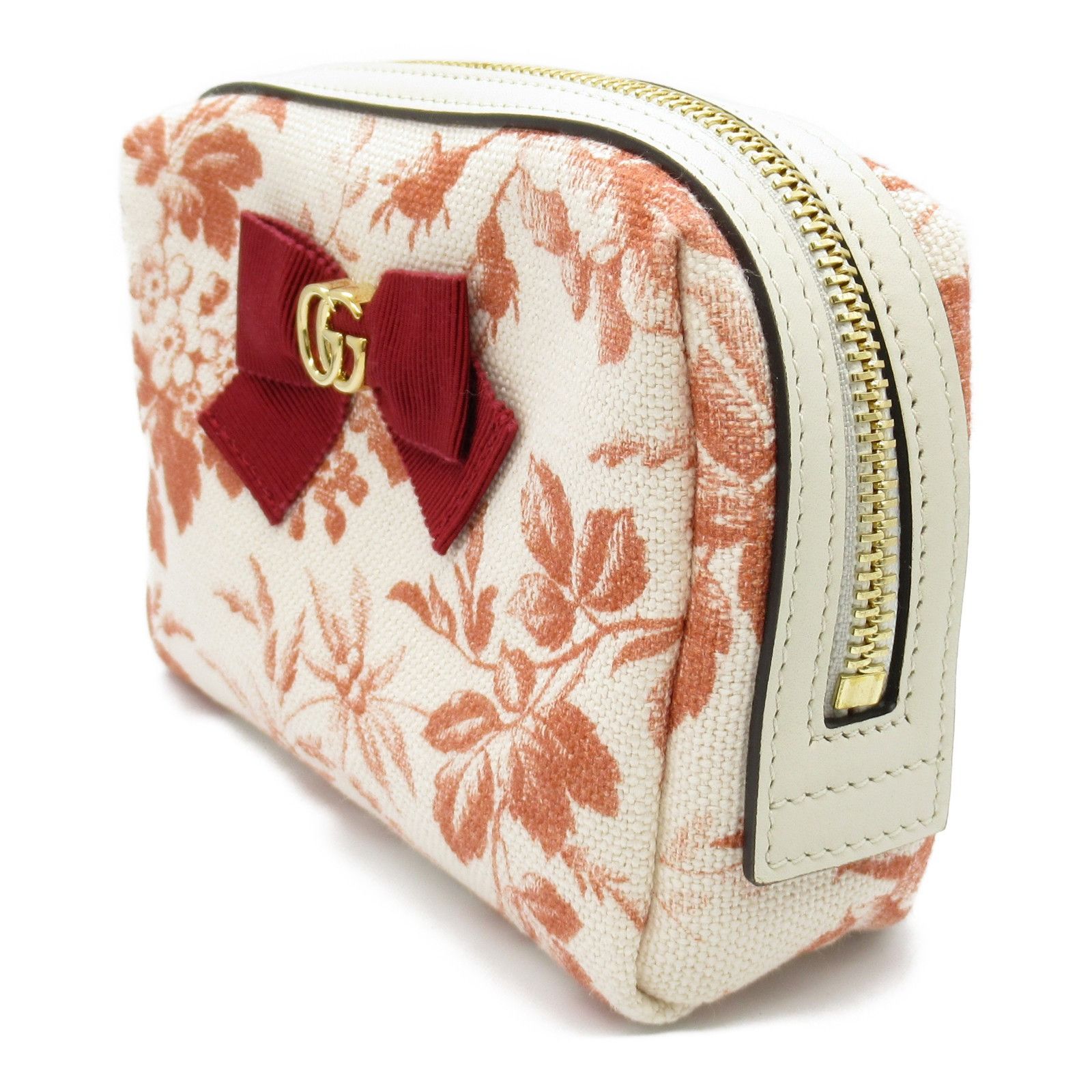 Gucci Gucci Gucci GG Marmont Canvas Pouch Canvas Other 442690 Size ONE SIZE - 3 Thumbnail