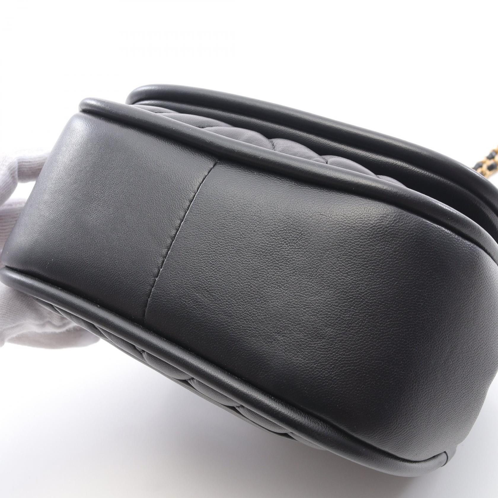 Chanel Chanel V-stitch Chevron Lambskin Shoulder Bag Leather Shoulder Bag DUTY FREE for USA