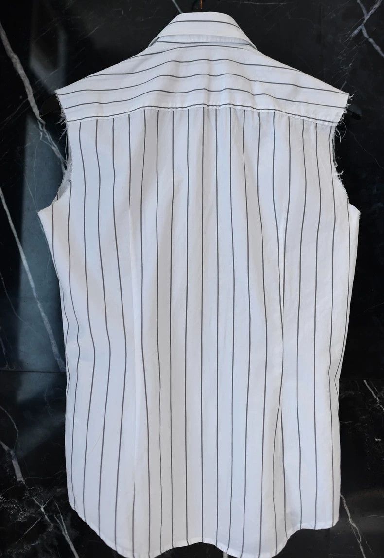 Raf Simons Raf Simons 2006 Sleeveless Shirt with Tears Size US M / EU 48-50 / 2 - 3 Thumbnail