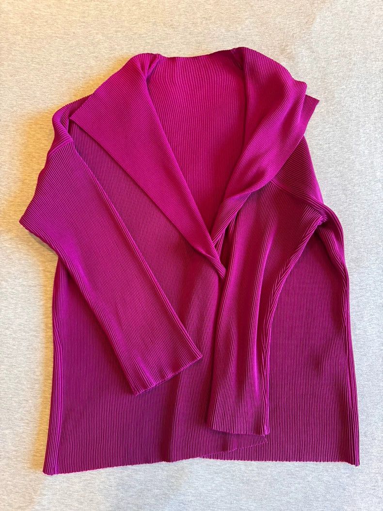 Issey Miyake Pink Cardigan from Issey Miyake, Size 3 Size US M / EU 48-50 / 2 - 2 Thumbnail