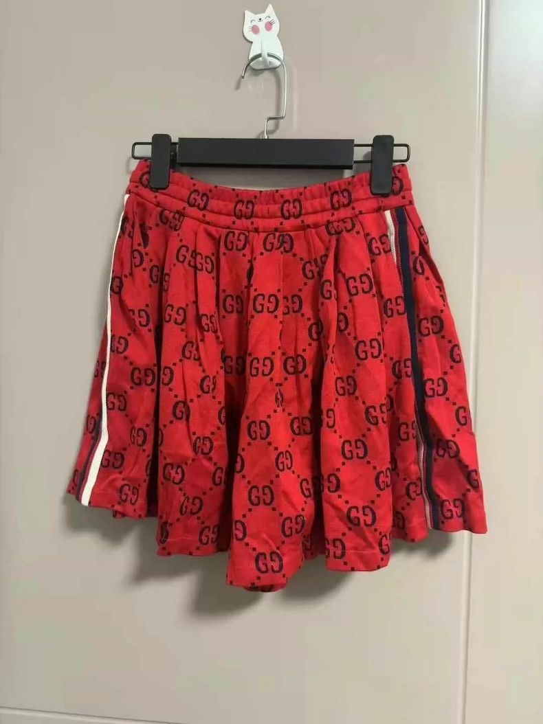 Gucci Gucci Red GG Logo Skirt Pants Size US 26 / EU 42 - 2 Thumbnail