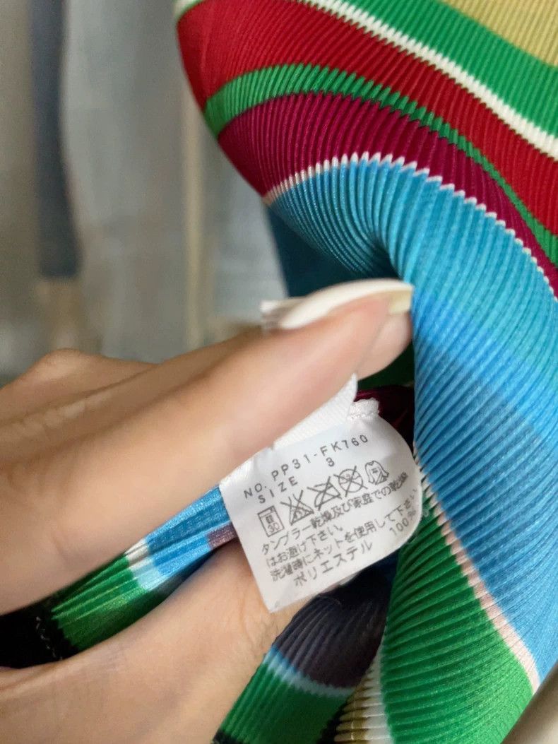 Issey Miyake Issey Miyake Striped Sleeveless Top Size US M / EU 48-50 / 2 - 5 Thumbnail