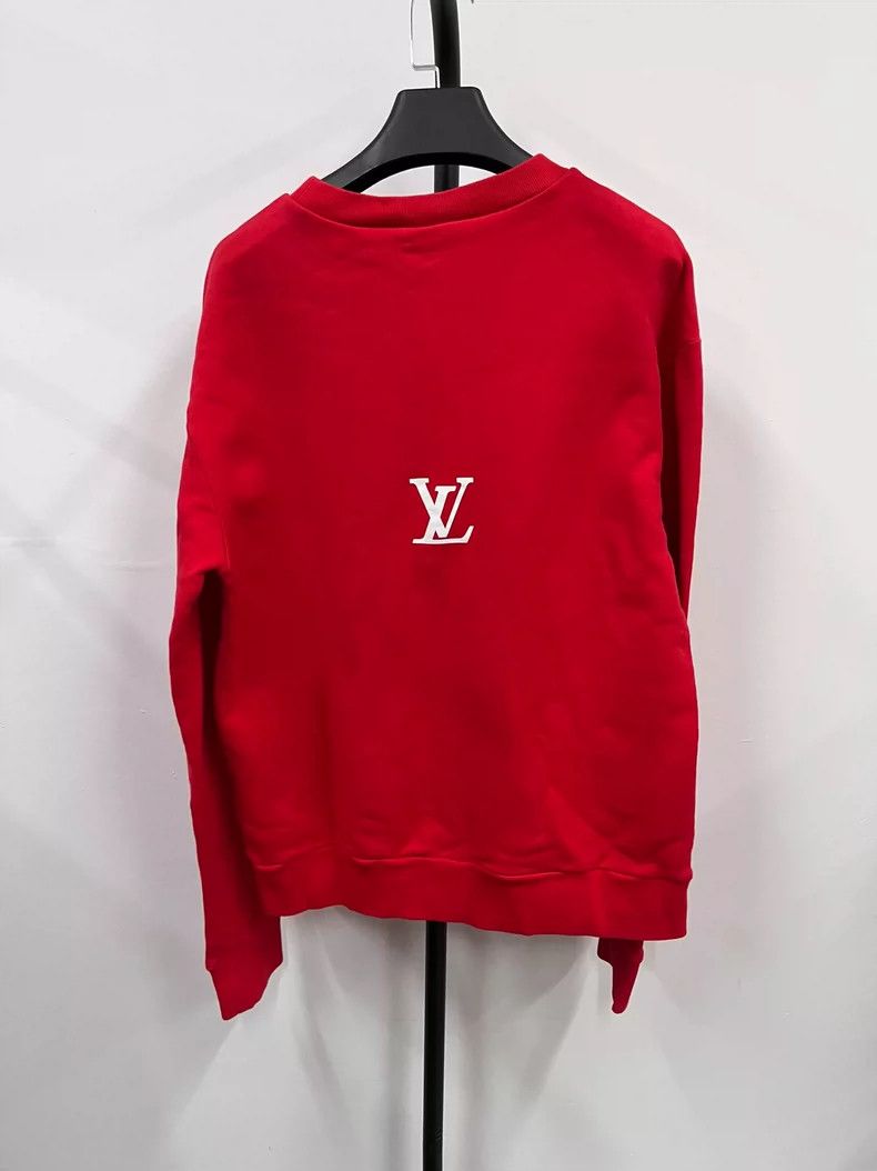 Louis Vuitton Louis Vuitton Red Long Sleeve Sweatshirt Size US S / EU 44-46 / 1 - 2 Thumbnail