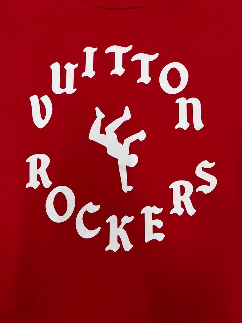 Louis Vuitton Louis Vuitton Red Long Sleeve Sweatshirt Size US S / EU 44-46 / 1 - 4 Thumbnail