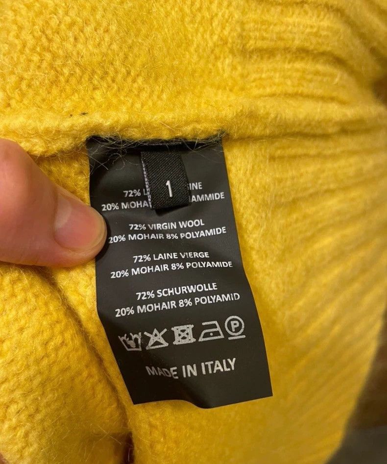 Raf Simons Raf Simons Yellow Sweater for Collectors Size US S / EU 44-46 / 1 - 4 Thumbnail