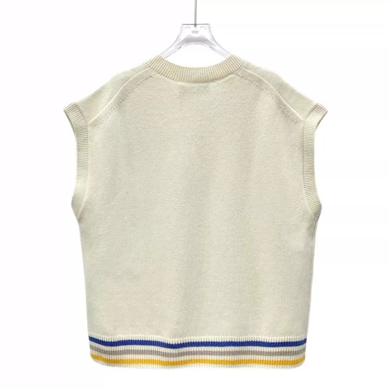 Dior Christian Dior Sleeveless V-Neck Knit Vest Size US M / EU 48-50 / 2 - 2 Thumbnail