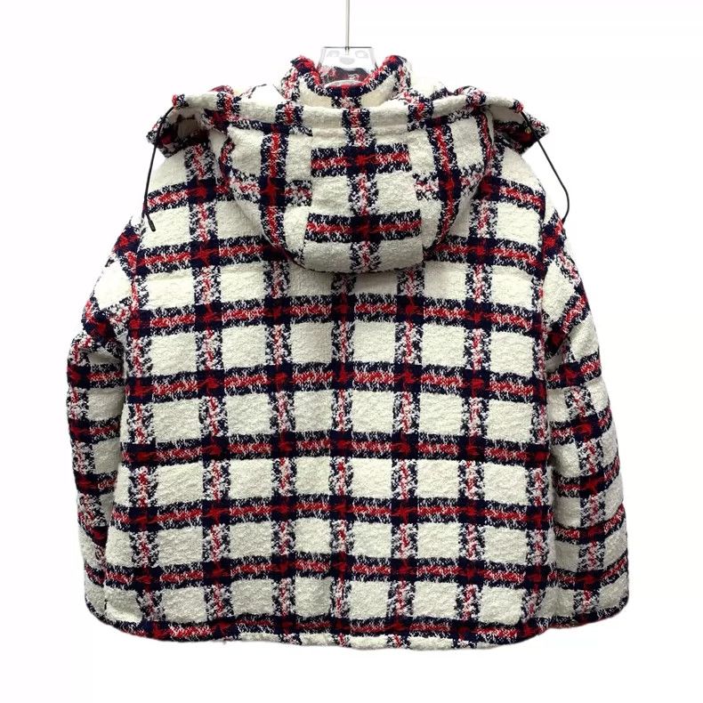 Gucci Gucci Checkered Wool Hooded Jacket Size US XS / EU 42 / 0 - 2 Thumbnail