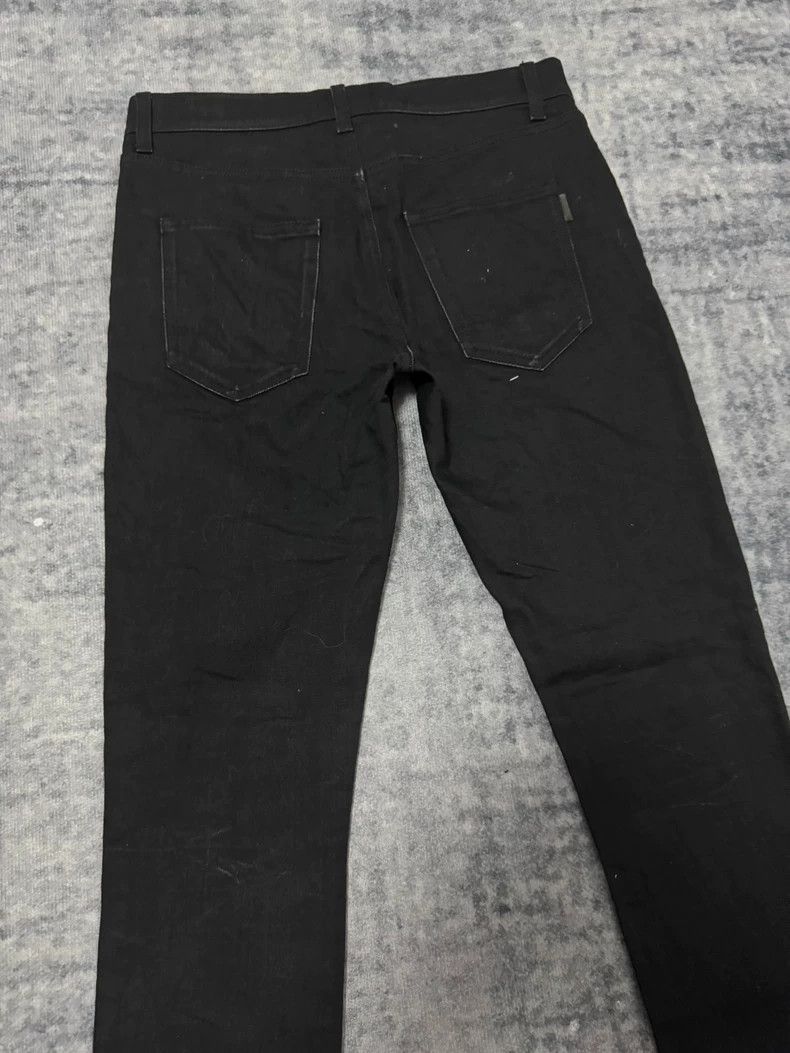 Saint Laurent Paris Saint Laurent Black Stretch Denim Pants Size US 30 / EU 46 - 4 Thumbnail