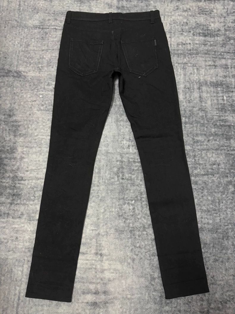 Saint Laurent Paris Saint Laurent Black Stretch Denim Pants Size US 30 / EU 46 - 2 Thumbnail